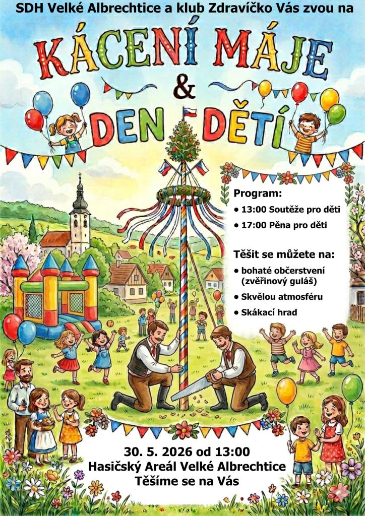 plakát Kácení máje